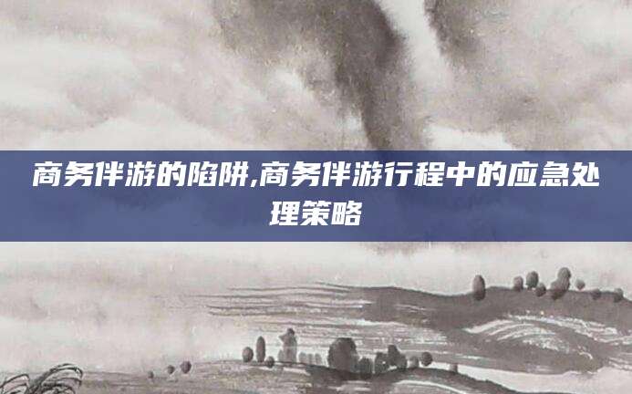 射洪商务伴游的陷阱,商务伴游行程中的应急处理策略